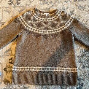 J. Jill fair isle sweater